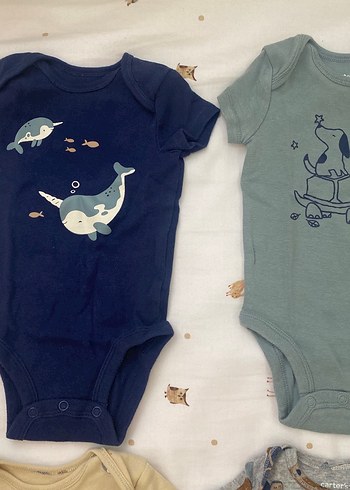 Carters kısa kol çıtçıtlı zıbın - Görsel 3