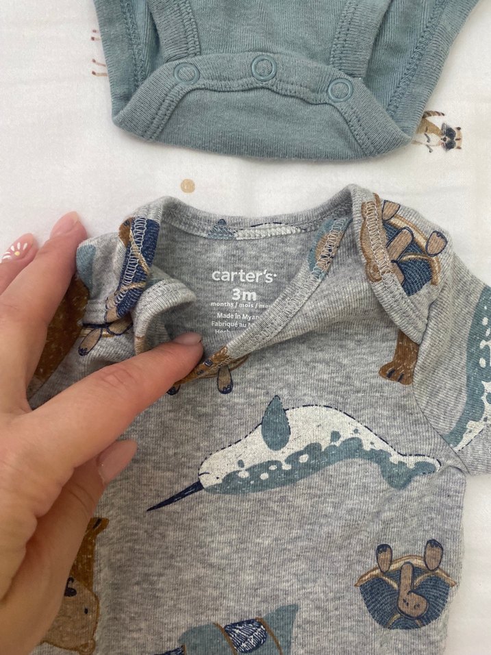 Carters kısa kol çıtçıtlı zıbın - Görsel 4