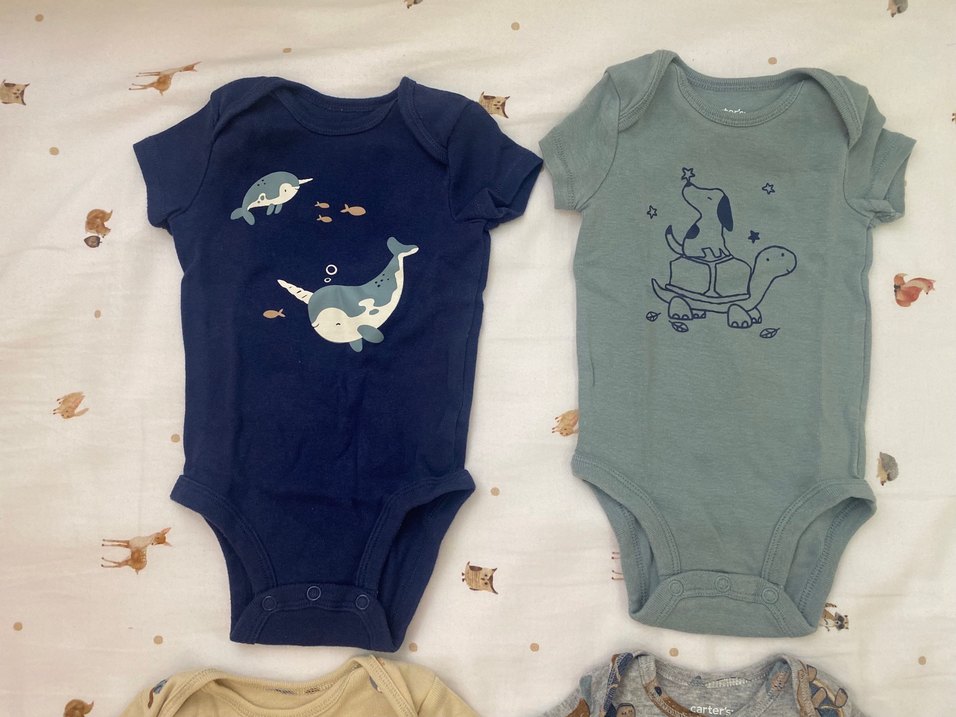 Carters kısa kol çıtçıtlı zıbın - Görsel 3