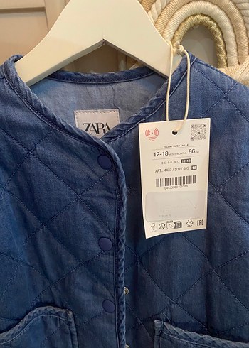Zara Kot ceket hiç kullanılmadı etiketli