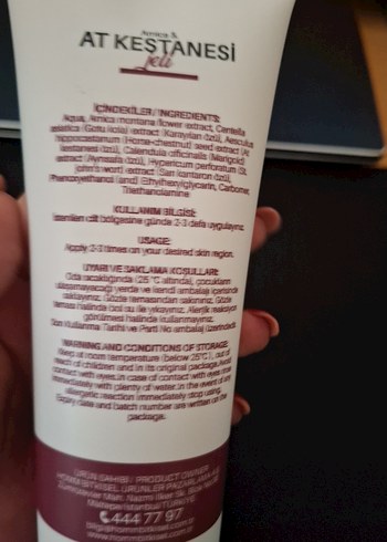 Homm Life Arnica & At Kestanesi Jeli 250ML - Görsel 3