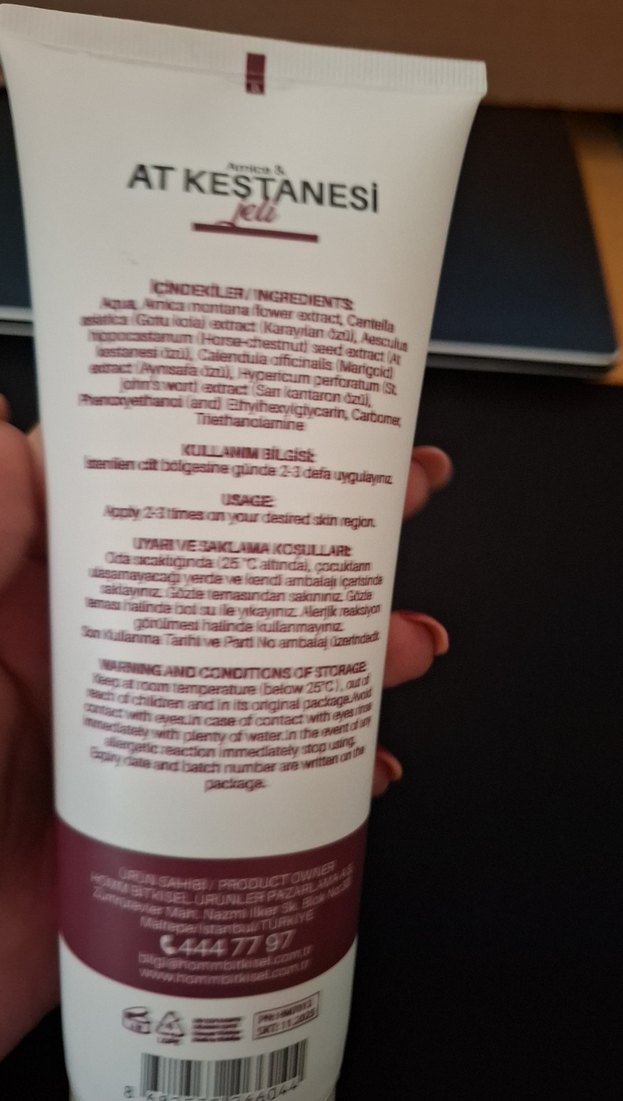 Homm Life Arnica & At Kestanesi Jeli 250ML - Görsel 3