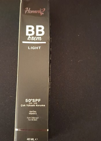 Homm BB Krem Light 50+ SPF - Görsel 5