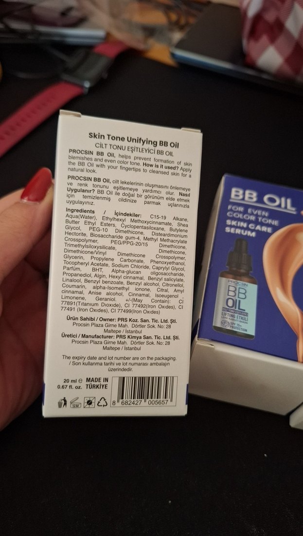 Parlak Bej BB Oil Cilt Bakım Serumu - Görsel 3