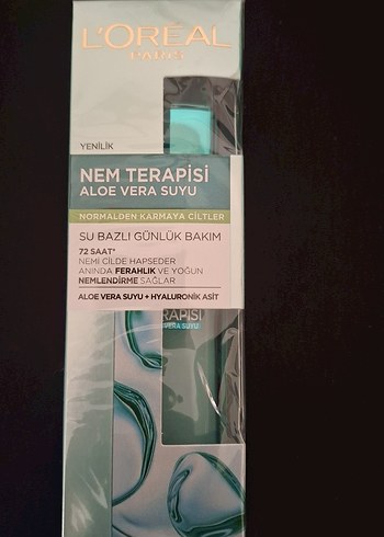 L'Oréal Nem Terapisi Aloe Vera Suyu 72 Saat