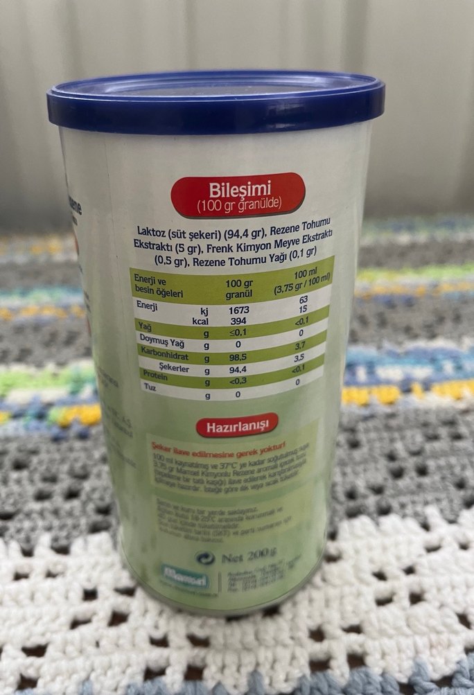 Mamsel Kimyonlu Rezene Aromalı Toz İçecek - Görsel 4
