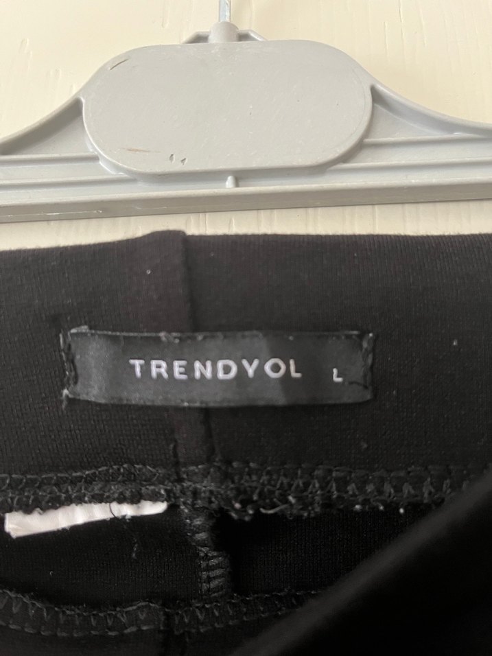 Kadın Siyah Tayt  Pantolon - Görsel 4