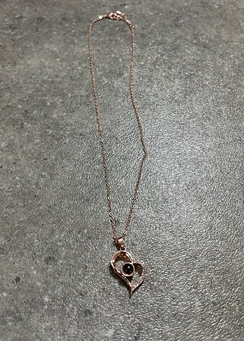 100 dilde seni seviyorum çelik kolye - Görsel 4