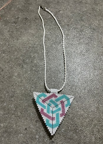 miyuki boncuklu el emeği kolye - Görsel 3