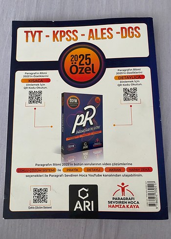  ÖSYM Sınavlarına Hazırlık Paragraf Kitabı
