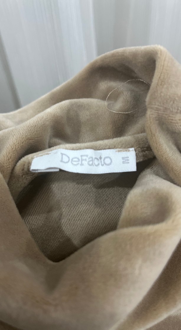 Bej Bohem Tarzı Uzun kazak - Görsel 2