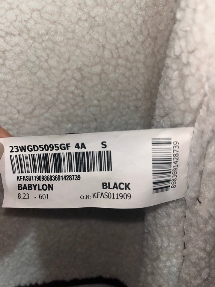 Kürklü Siyah Mini Deri Ceket - Görsel 3