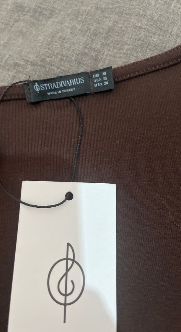 Kahverengi Kadın Süet Uzun Kollu Bluz - Görsel 2