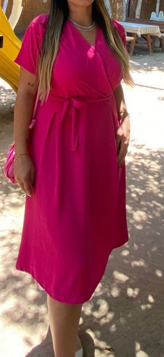 Pembe elbise - Görsel 2