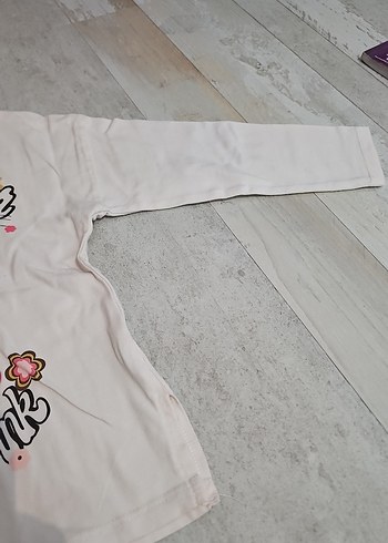 Kız Çocuk Pembe Panter Baskılı Tişört - Görsel 3