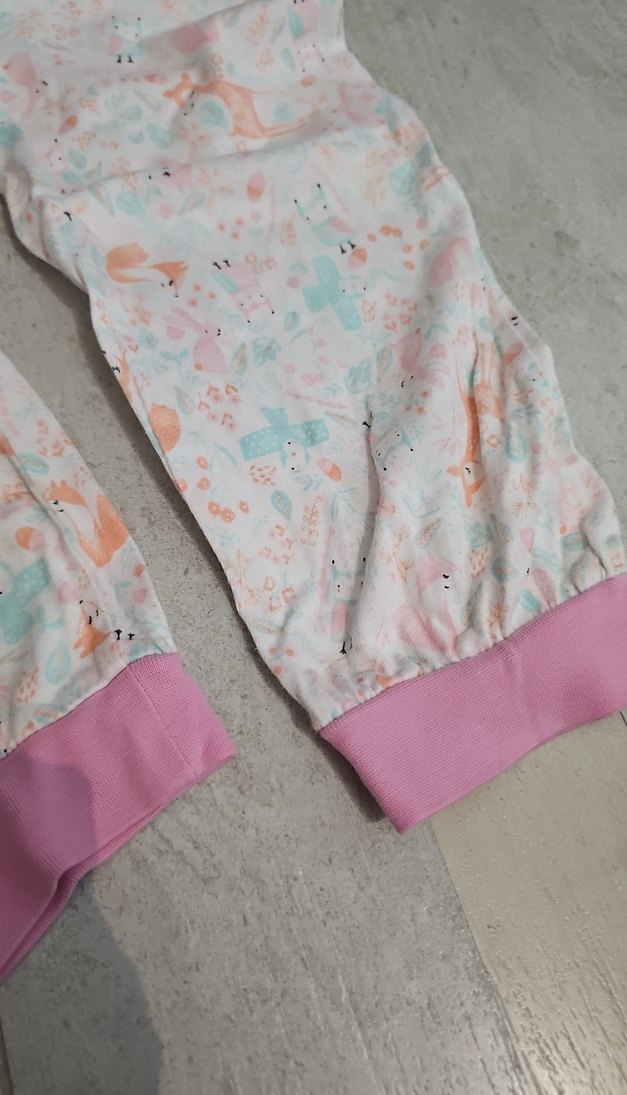 Kız Çocuk Fermuarlı Pijama Tulum - Görsel 2
