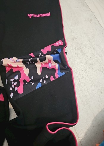 çocuk Siyah Pembe tayt - Görsel 3