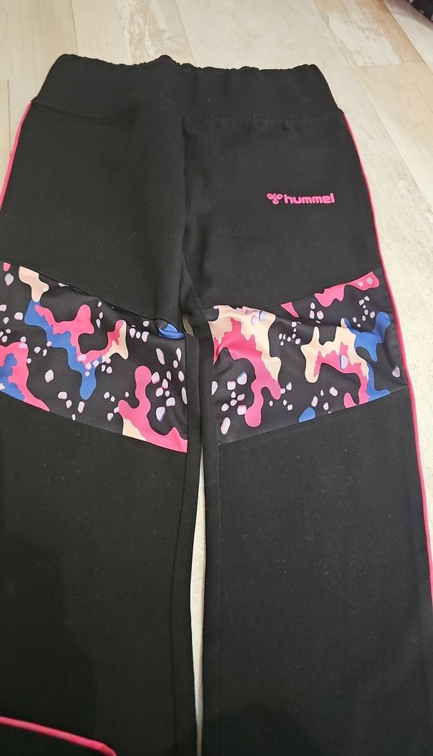 çocuk Siyah Pembe tayt - Görsel 2