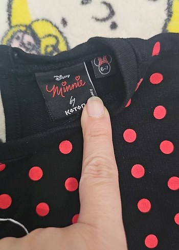 Kız Çocuk Renkli Puantiyeli Mini Elbise - Görsel 4