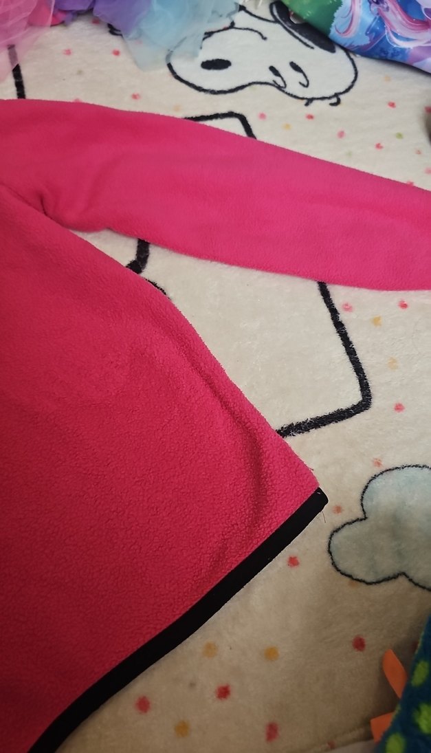 Kız Çocuk Pembe Fermuarlı Sweatshirt - Görsel 3