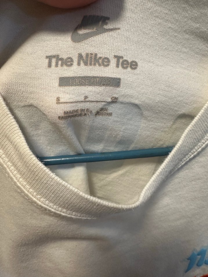 Nike Beyaz Erkek Tişört yepyeni - Görsel 3