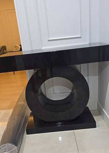 Beden siyah Renk Siyah Dekoratif Modern dresuar iki çekmeceli 110 cm