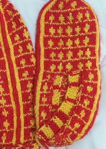 el örgü bayan patik - Görsel 2