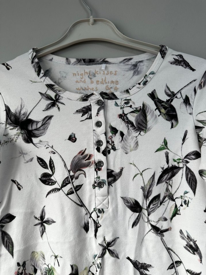 Desenli Pamuklu Kadın Uzun Kollu Bluz - Görsel 2