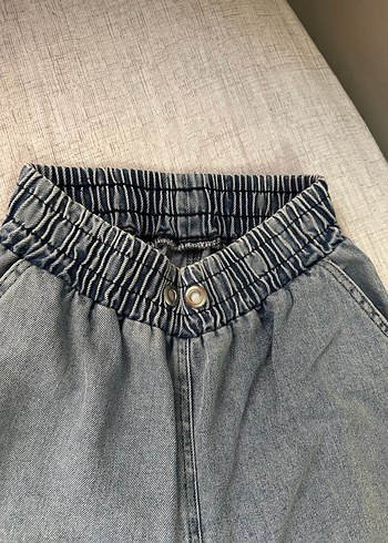 Mavi Kadın Bol Kesim Midi Denim Jean kot - Görsel 5