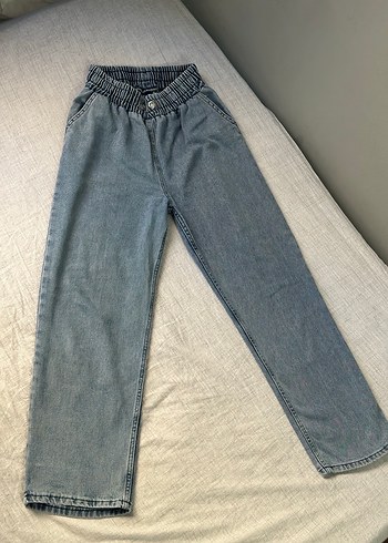 Mavi Kadın Bol Kesim Midi Denim Jean kot - Görsel 4