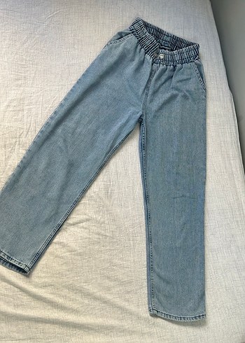 Mavi Kadın Bol Kesim Midi Denim Jean kot - Görsel 3