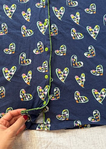 Bohem Desenli Kadın Pijama Takımı - Görsel 6