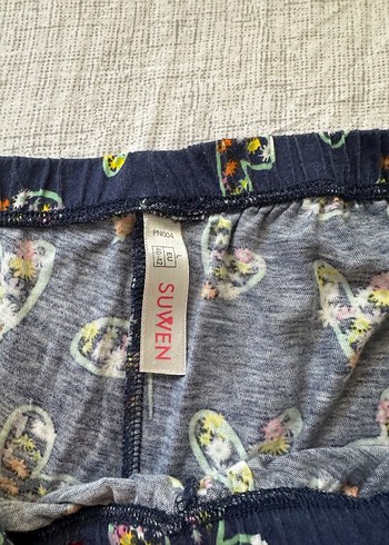 Bohem Desenli Kadın Pijama Takımı - Görsel 9