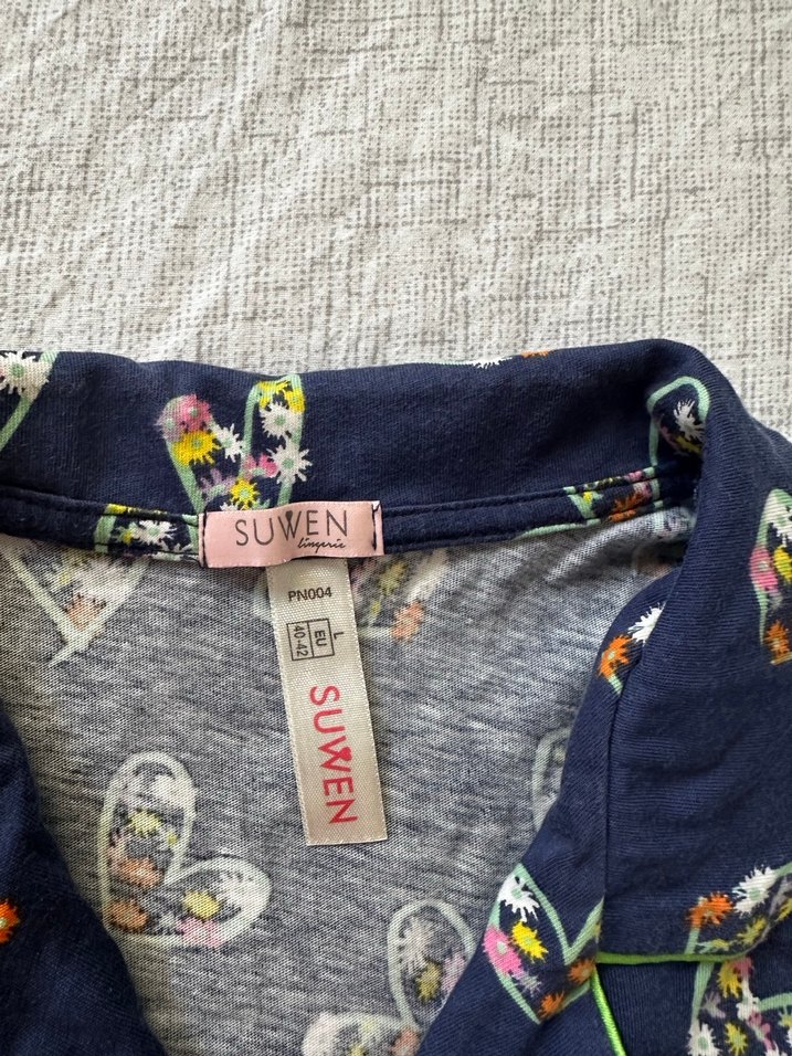 Bohem Desenli Kadın Pijama Takımı - Görsel 5