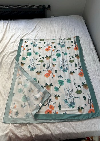 Çiçek Desenli Bohem Kadın Şal - Görsel 2