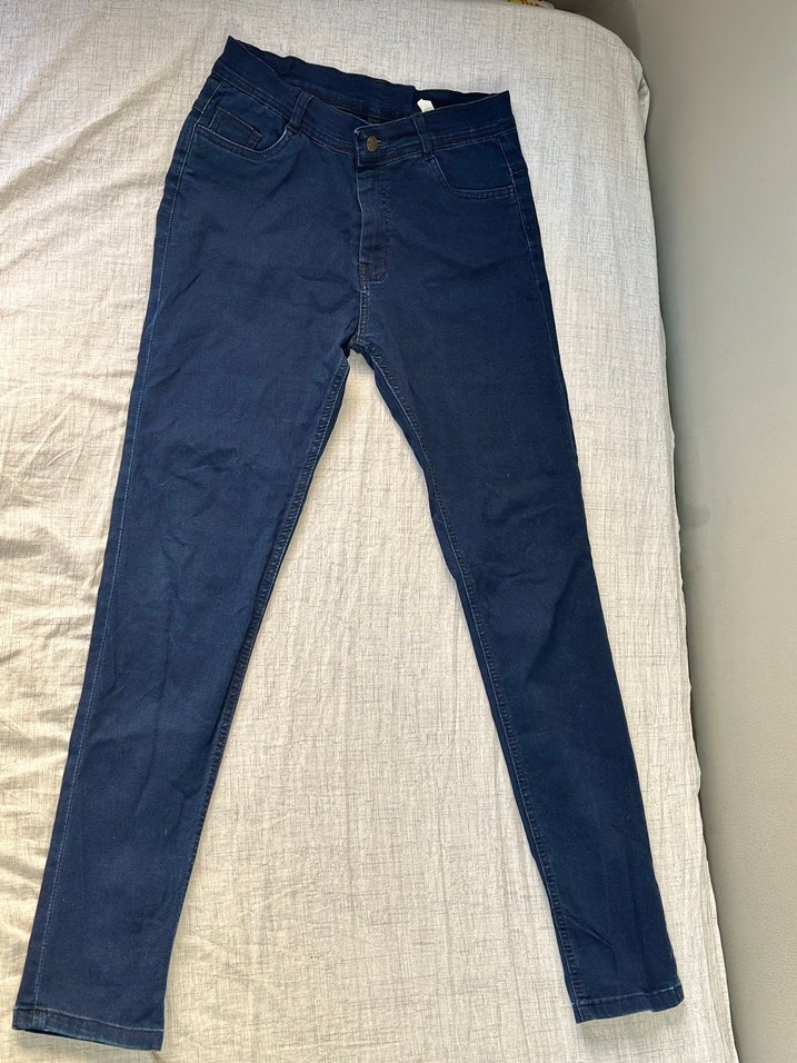 Kadın Lacivert Regular Fit Denim Jean - Görsel 2