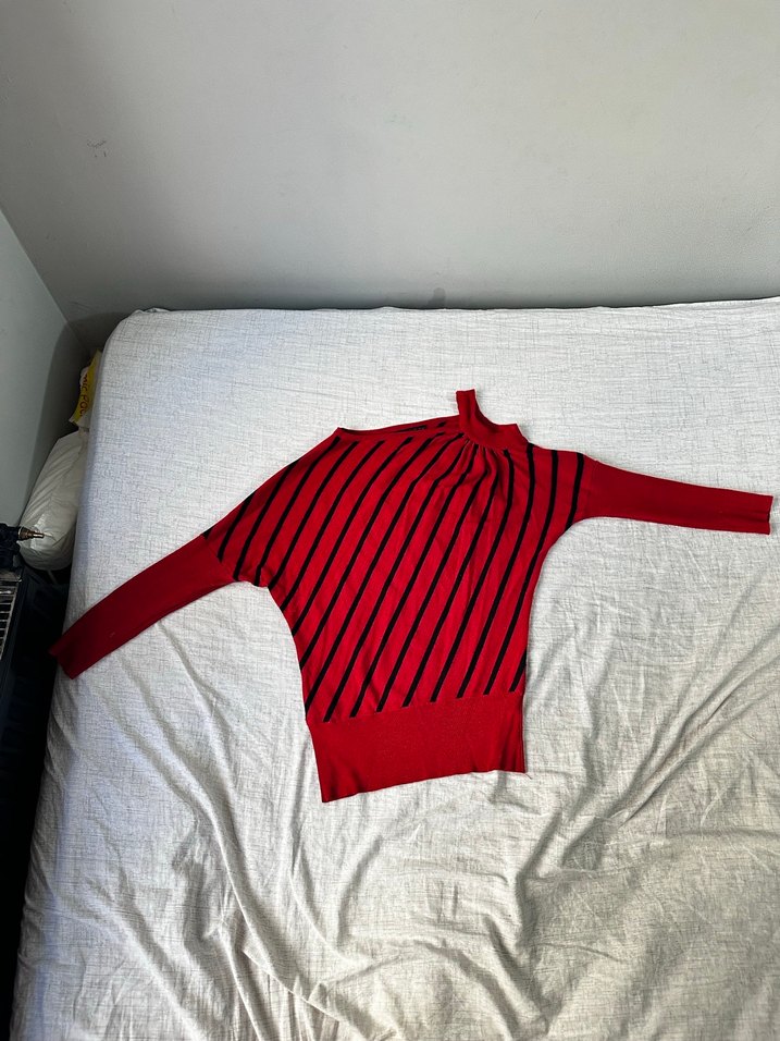 Kadın triko bluz - Görsel 2