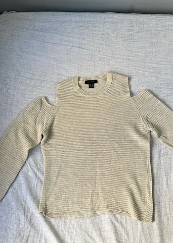 Bej Kadın Triko Uzun Kollu Kazak - Görsel 4