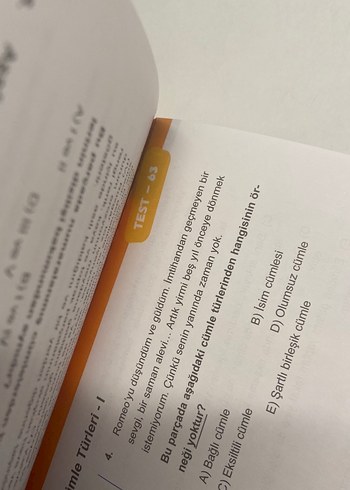 Beden Renk Türkçe TYT Memoped Testler Soru Bankası