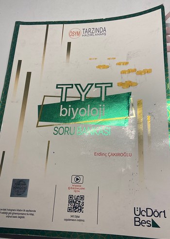 TYT Biyoloji Soru Bankası - Erdinç Çakıroğlu