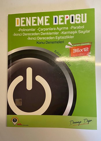 Deneme Deposu Konu Denemeleri Kitabı