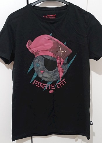 Kısa Kollu Baskılı S M bad bear orjinal t-shirt.