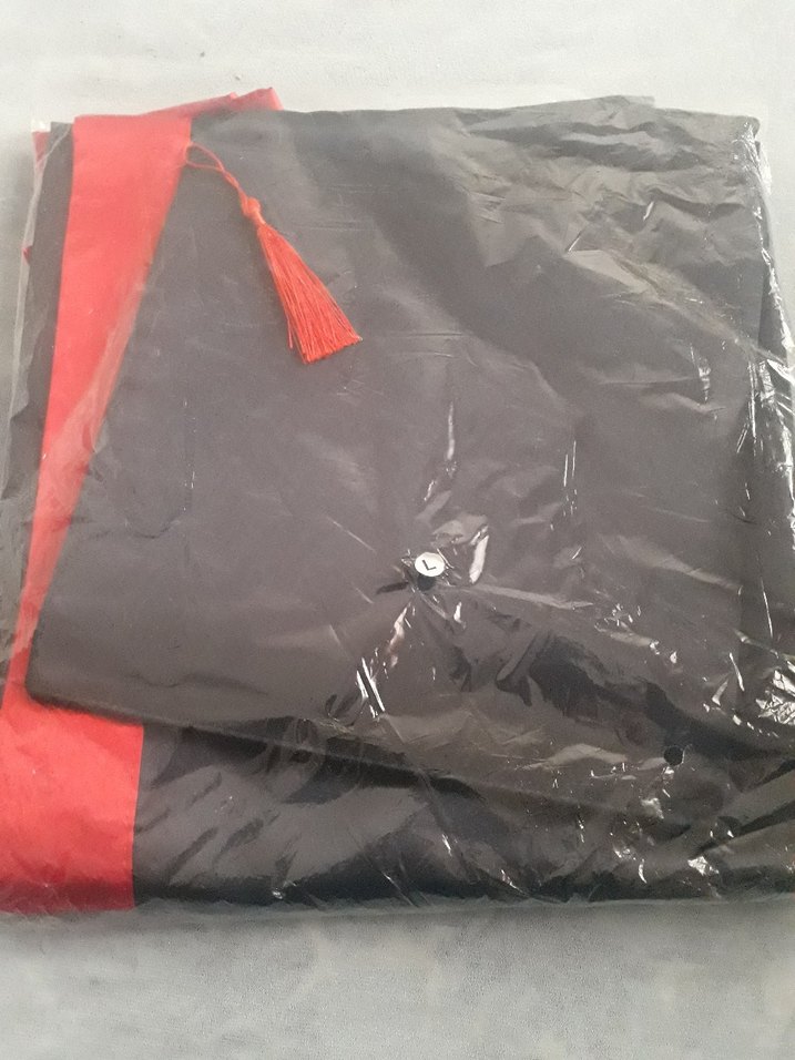 Mavi Kadın Mezuniyet Elbisesi, Uzun Kollu, Drapeli - Görsel 2