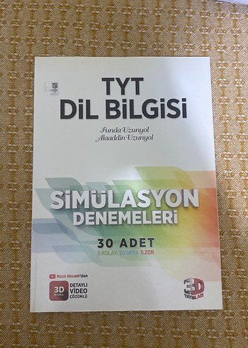 Tyt dil bilgisi 3D denemeleri