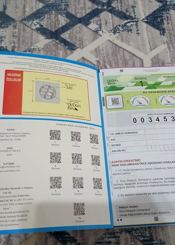 Beden Renk AYT Deneme Sınavları 10 ve 20 Adet