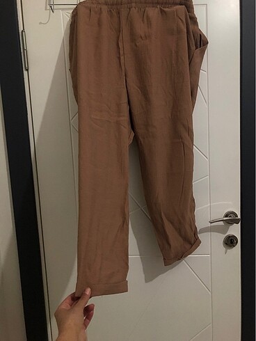 48 Beden camel Renk Yazlık Pantolon