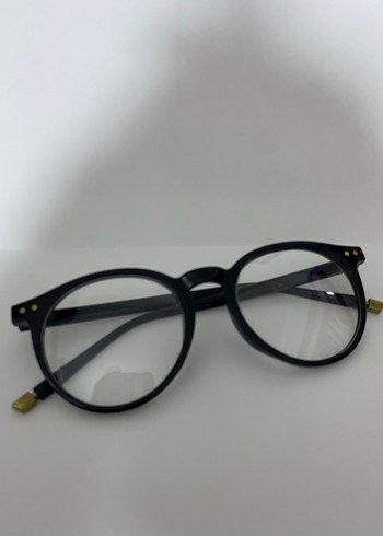 Siyah Gotik Şeffaf Kadın Gözlüğü - Görsel 2