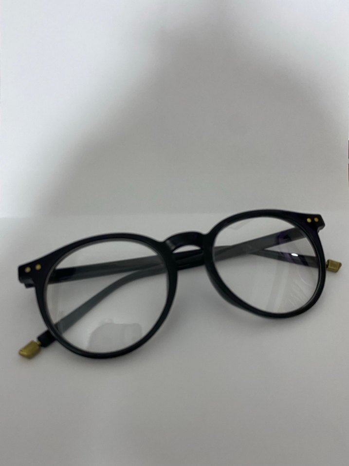 Siyah Gotik Şeffaf Kadın Gözlüğü - Görsel 2