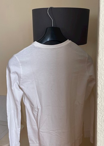 LC Waikiki Baskılı Beyaz Erkek Sweatshirt