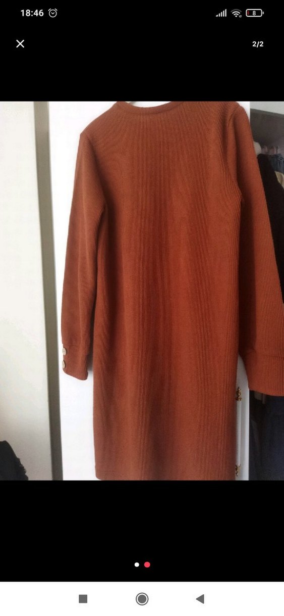 Kahverengi tunik 38/42 beden arası - Görsel 2